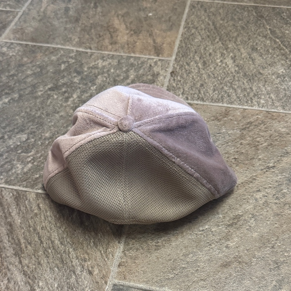 Tan Suede Baseball Cap - Picture 2 of 2